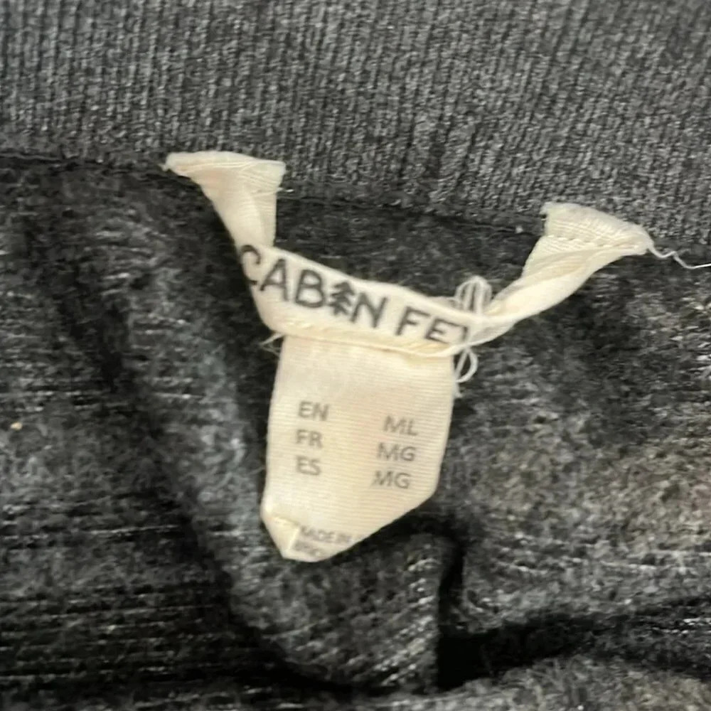 [ML/L25]Cabin Fever Insulated Gray Snowflakes Legging- NWOT - Picture 2 of 3